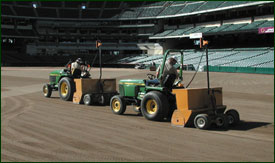 sports field surface leveling
