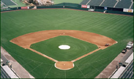 baseball field laser grading